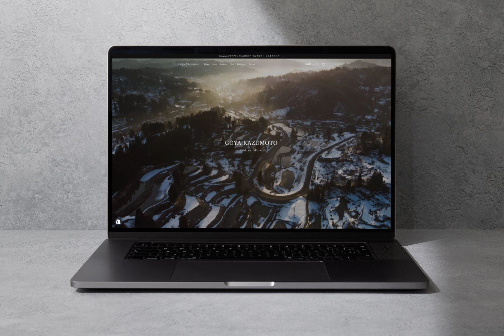 photographer GOYA モックアップ